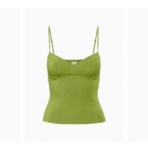 Wilfred Olive Green Spaghetti Strap Camisole